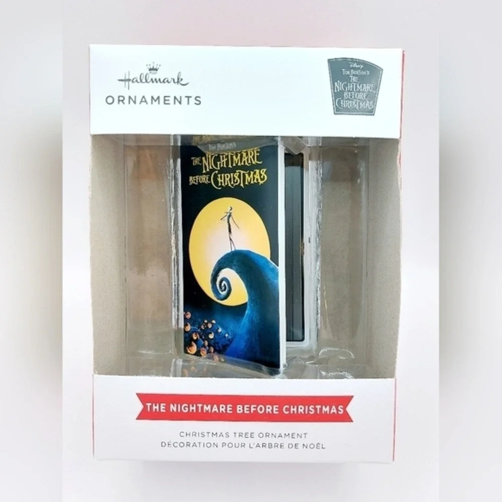Hallmark Nightmare Before Christmas VHS Ornament
